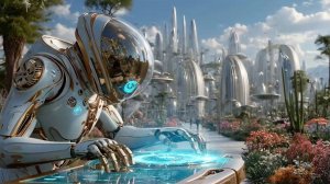 В городе Будущего 2090 год