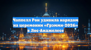 Чаппелл Рон удивила нарядом на церемонии «Грэмми-2026» в Лос-Анджелесе