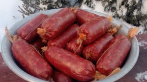 Колбаска ИМБИРНО-ЧЕСНОЧНАЯ