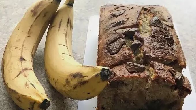 Хлеб шоколадно банановый.