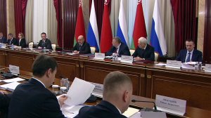 По итогам заседания Совета министров Союзного государства подписан ряд документов.