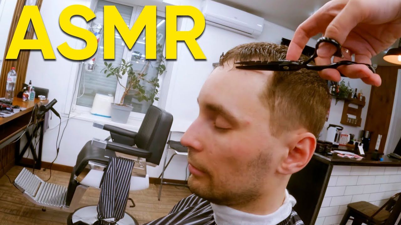 АСМР / ASMR 💈 POV стрижка только ножницами!