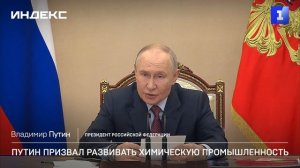 Путин призвал развивать химическую промышленность