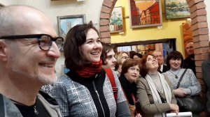 Открытие выставки пейзажей Павла Кондрусевича и Андрея Меренкова "Angoli d'Europa" (Уголки Европы)