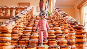 АСМР! ПОВЕРХНОСТЬ И ПОЛ ИЗ ГАМБУРГЕРОВ И СЛАЙМОВ! ЖЁСТЬ Я В ШОКЕ КАК КРУТО ДЖУДИ ХОПС РЕАКЦИЯ