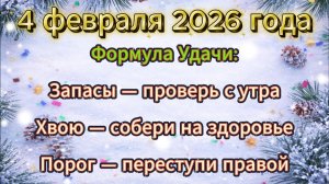 Народные приметы на 4 февраля 2026 года