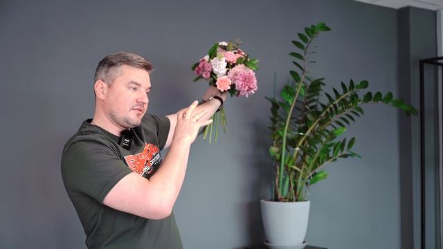 Мастер-класс для флористов. Коммерческий букет. Флорист Иван Базин