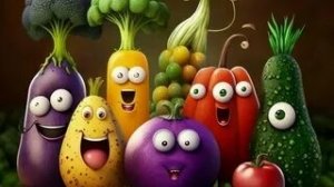 Смешные овощи учим овощи весело