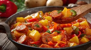 Картофель по Охотничьи .Как правильно пожарить картошку.Жарим картошку в сковороде.