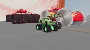 Мультики: Маккуин за рулём МОНСТР‑ТРАКА против короля рельсов! 🏁⚙️🚂 Что выйдет из этой битвы?