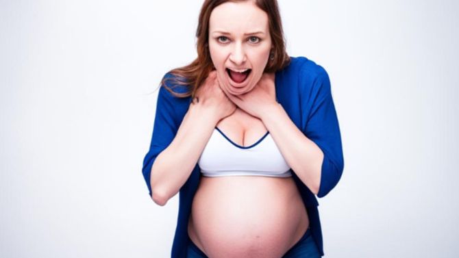 Боль в горле при беременности смотреть онлайн