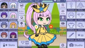 Гача скин у сестры LianOk (она не вернулась😥) (LianOk)