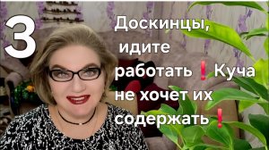 3 часть. ДОСКИНЦЫ, идите работать❗️Куча не хочет их содержать❗️