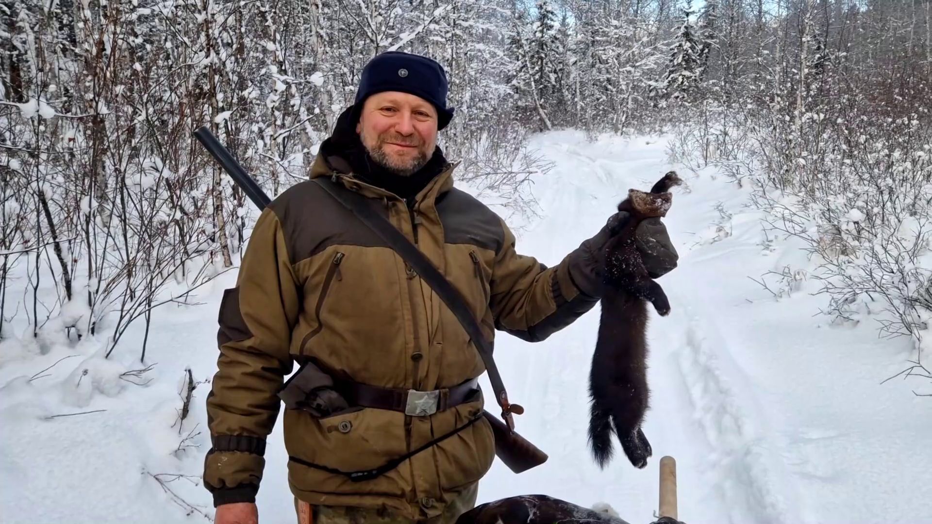 Сезон 2025-2026. Выезжаем домой. Ура первый соболь!