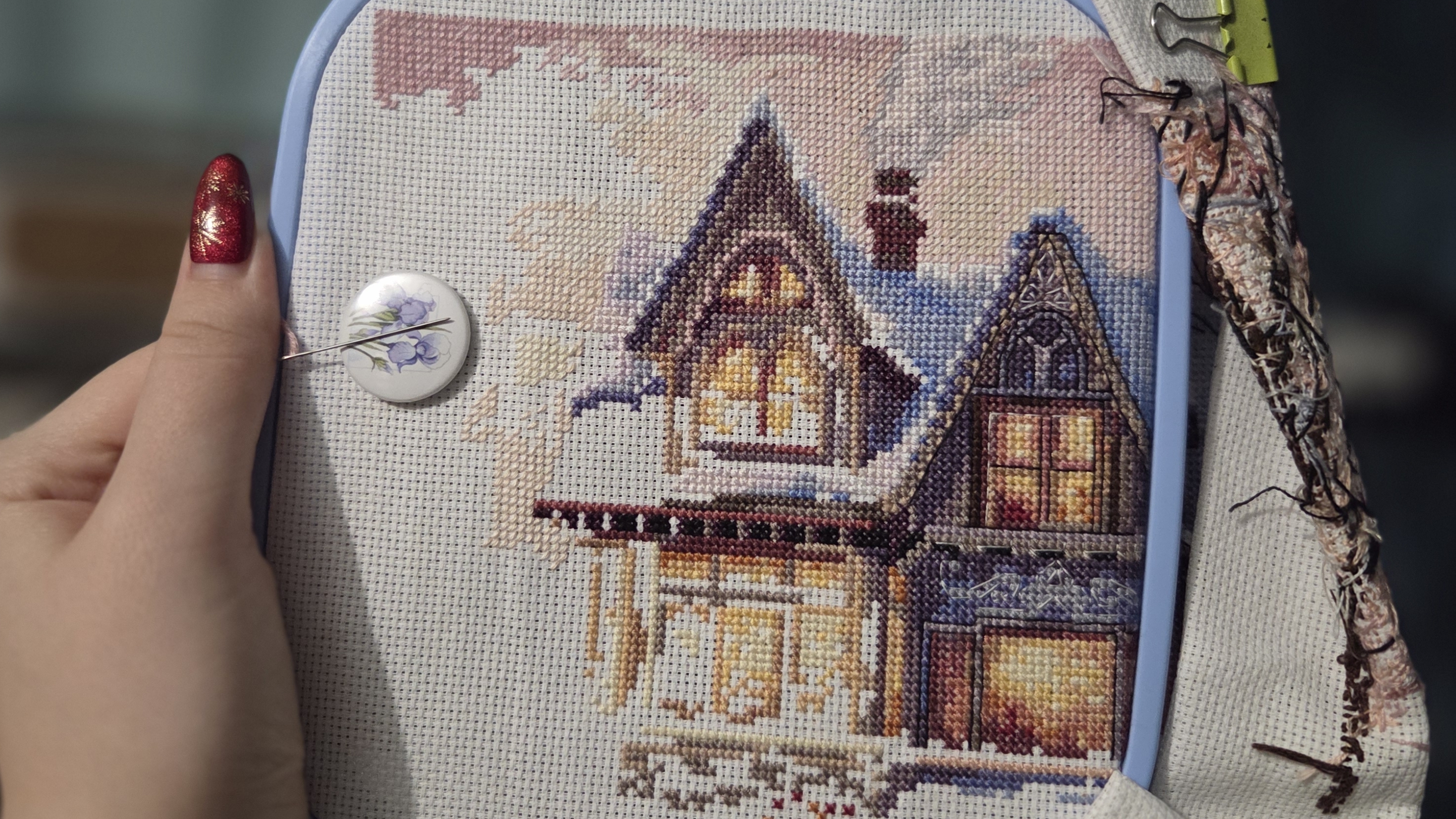 Вышивка января и все процессы смотреть онлайн