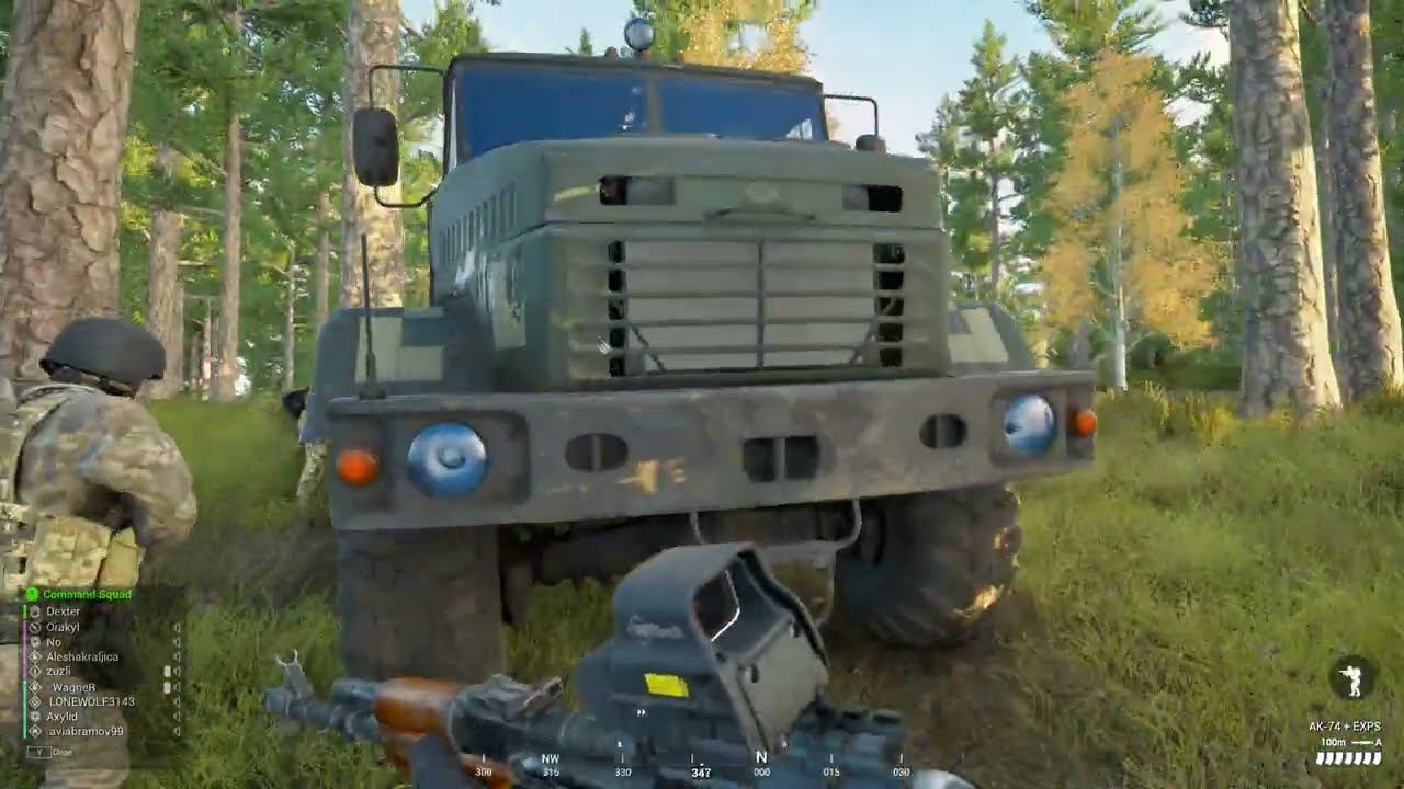 Бой в огромном лесу в SQUAD 10.2 смотреть онлайн