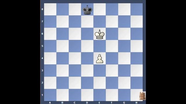 Пешечный эндшпиль. Задания № 1 и 2 Ближняя оппозиция, цугцванг