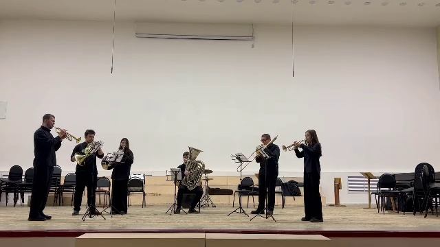 Брасс ансамбль "Blow & run". Wiliam Byrd, "Fortune" смотреть онлайн