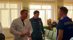 Передача новой техники и встреча с кадетами пожарно-спасательного класса