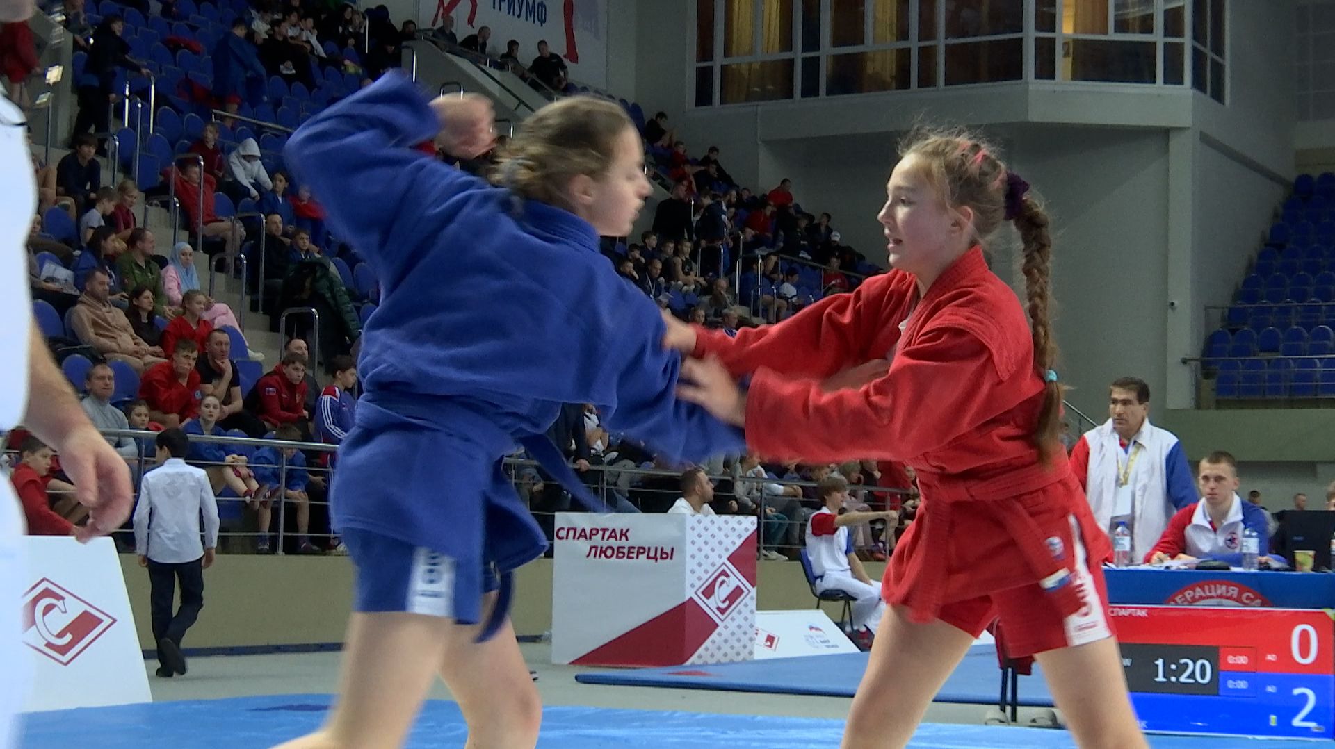 Всероссийские соревнования по самбо «Спартак» смотреть онлайн