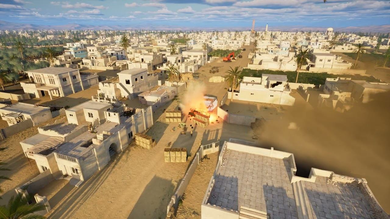 Пехотный бой на улицах Мутахи в SQUAD 10.2 смотреть онлайн