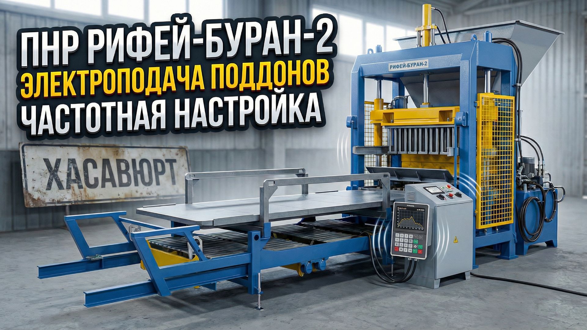 ПНР «Рифей-Буран-2» в Хасавюрте: электроподача поддонов, ящик на колёсах и частотное регулирование.