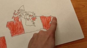 Про Канаду,Данию и Гренландию.Внук Максим нарисовал и объясняет.😻