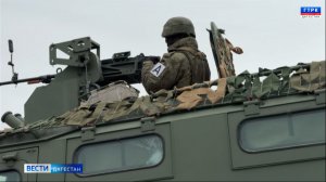 Военнослужащие военной полиции «уничтожили» диверсионно-разведывательную группу условного противника