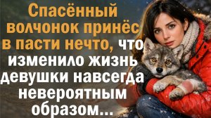 Спасённый волчонок принёс в пасти нечто, что изменило всю жизнь девушки навсегда невероятным образом