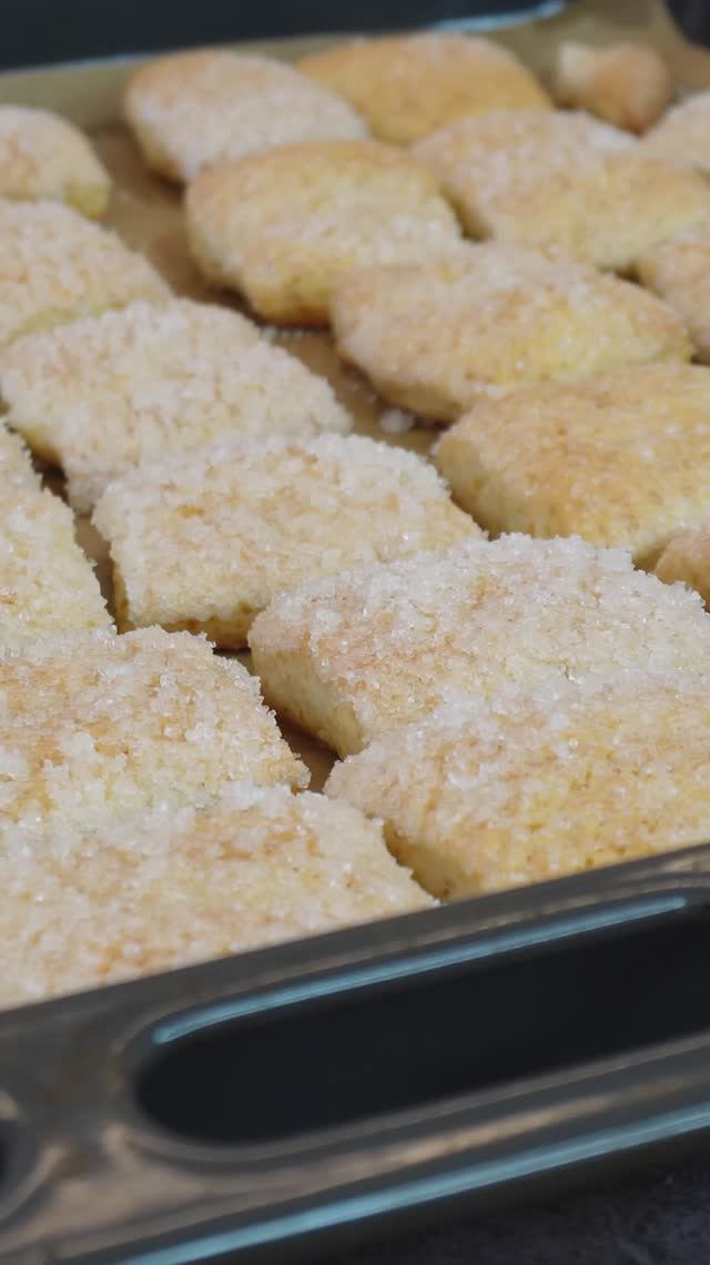 Печенье на кефире за 15 минут