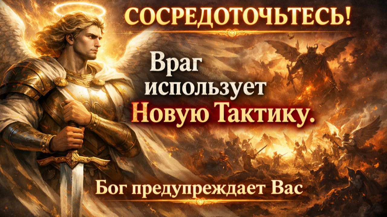 СОСРЕДОТОЧЬСЯ… ВРАГ ИСПОЛЬЗУЕТ НОВУЮ ТАКТИКУ 😳⚠️ Бог ПРЕДУПРЕЖДАЕТ ТЕБЯ СОСРЕДОТОЧЬСЯ… ВРАГ ИСПОЛЬЗУЕТ НОВУЮ ТАКТИКУ 😳⚠️ Бог ПРЕДУПРЕЖДАЕТ ТЕБЯ
