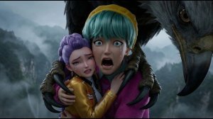 Руми и Миру похитил гигантский орел. Малышка Саджа бросилась их спасать. Вселенная Руми и Миры