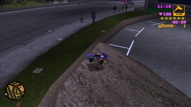 GTA 3: Rainbomizer - Прохождение на 100%. RC Миссия 4 - "Разборка с Растаманами" смотреть онлайн