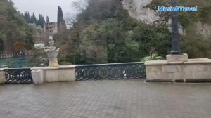 Край, где распускается мимоза, день 4 /Доехали до Адлера. Пересекаем границу по-новому. Новый Афон