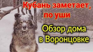 Ейск🌹Кубань заметает, по уши. Обзор дома в Воронцовке.  Реставрирую стул. И многое другое...