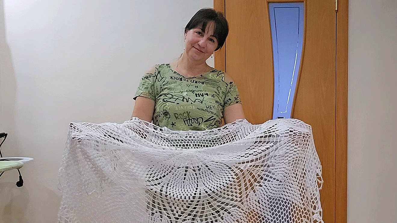 ✨️За 2 недели связалась "НАДЕЖДА"✨️Первая работа года!✨️Отпаривание✨️Схемы✨️Обзор✨️ смотреть онлайн