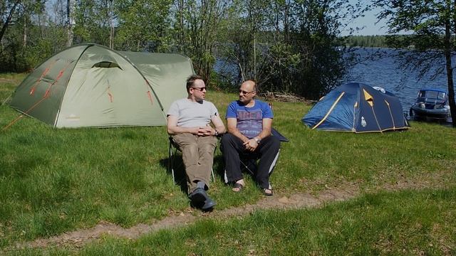 На Волге с палатками май 2016