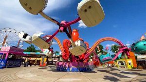 Карусель «Осьминог» — семейный аттракцион для парков и ТРЦ