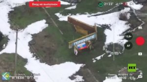 مشاهد لمعارك تحرير القوات الروسية لبلدة تيرنوفاتويه في مقاطعة زابوروجيه