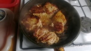 Жарю отбивные их свинины