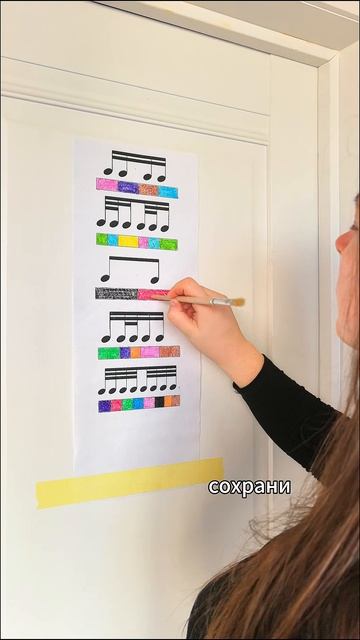 Стучим ритм и длительности под песню Цоя #музыка #сольфеджио #длительности