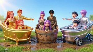 Золотая ванна против деревянной ванны. Охотники на демонов развлекаются