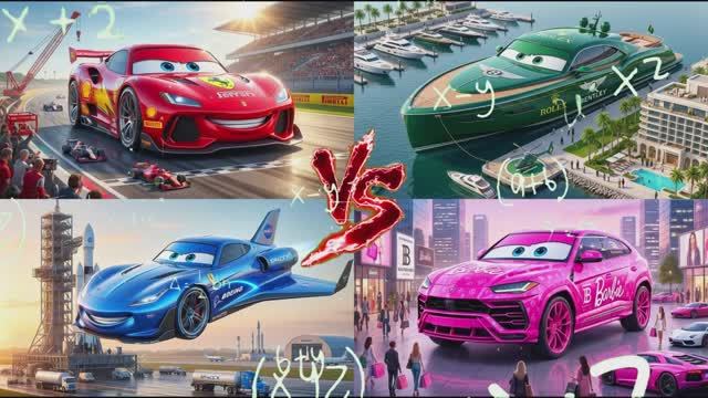 Мультики: АВТОМОБИЛЬНЫЙ БАТТЛ — кто зажжёт на танцполе? 🏁🚙🎧 COFFIN DANCE решает! смотреть онлайн