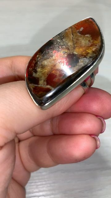 ✅АММОЛИТ ✅НЕЙЗИЛЬБЕР ✅РАЗМЕР 18,5 ( можно подрегулировать) ✅ВСТАВКА 45x25 мм ✅ЦЕНА 5800 смотреть онлайн