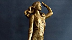 Памятник пешеходам. Смоленск.