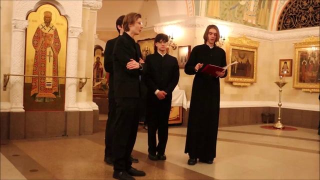 Хор Троице-Сергиевой Лавры на Божественной литургии 29.01.2026 в Храме Христа Спасителя - 2 смотреть онлайн