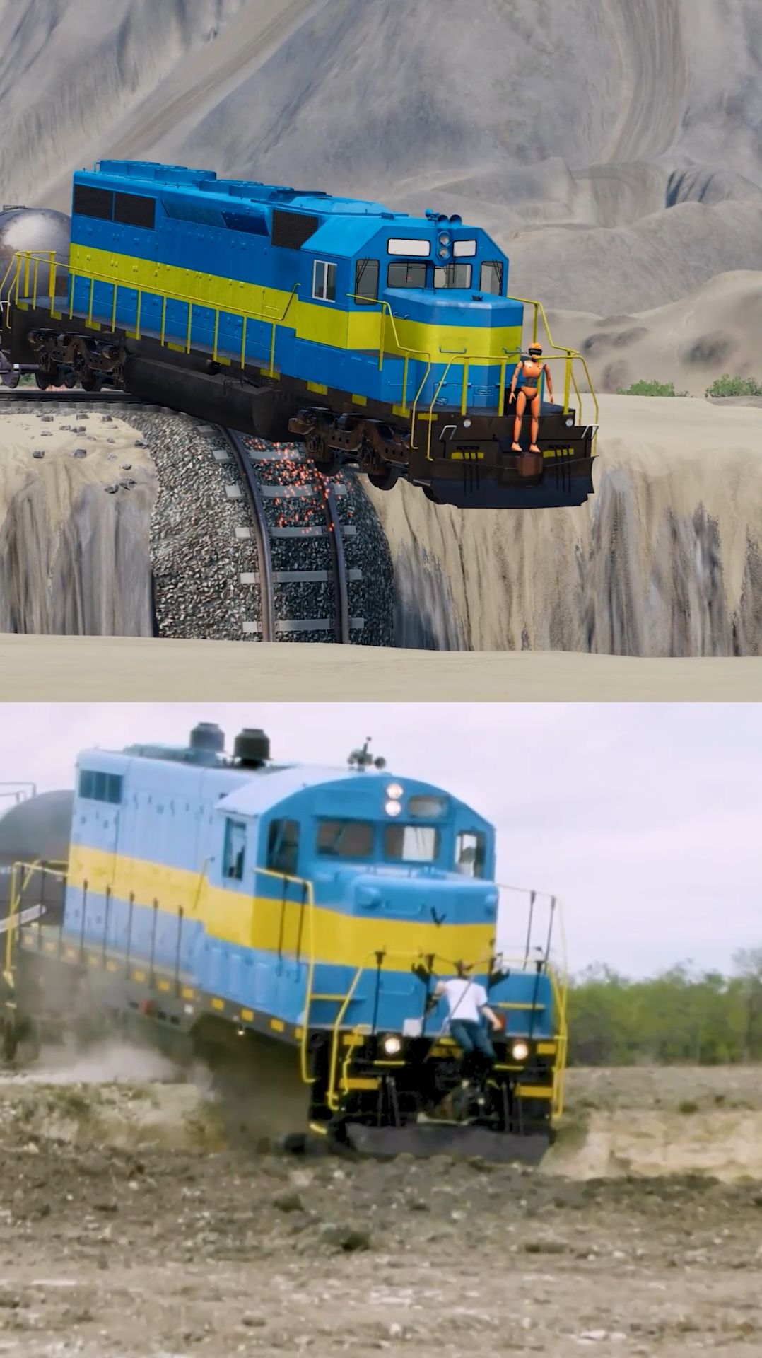 Сравним ПОЕЗД vs ЯМА🕳🚂  MrBeast и CarsVS в BeamNG Drive