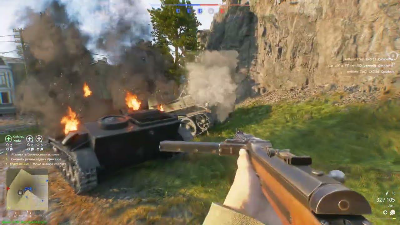 Японская пехота в боях за аэропорт в игре Enlisted 2026 смотреть онлайн