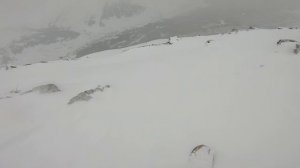 Заблудился на Чегете. Часть 1. А как все хорошо начиналось! Лавина на 0:55