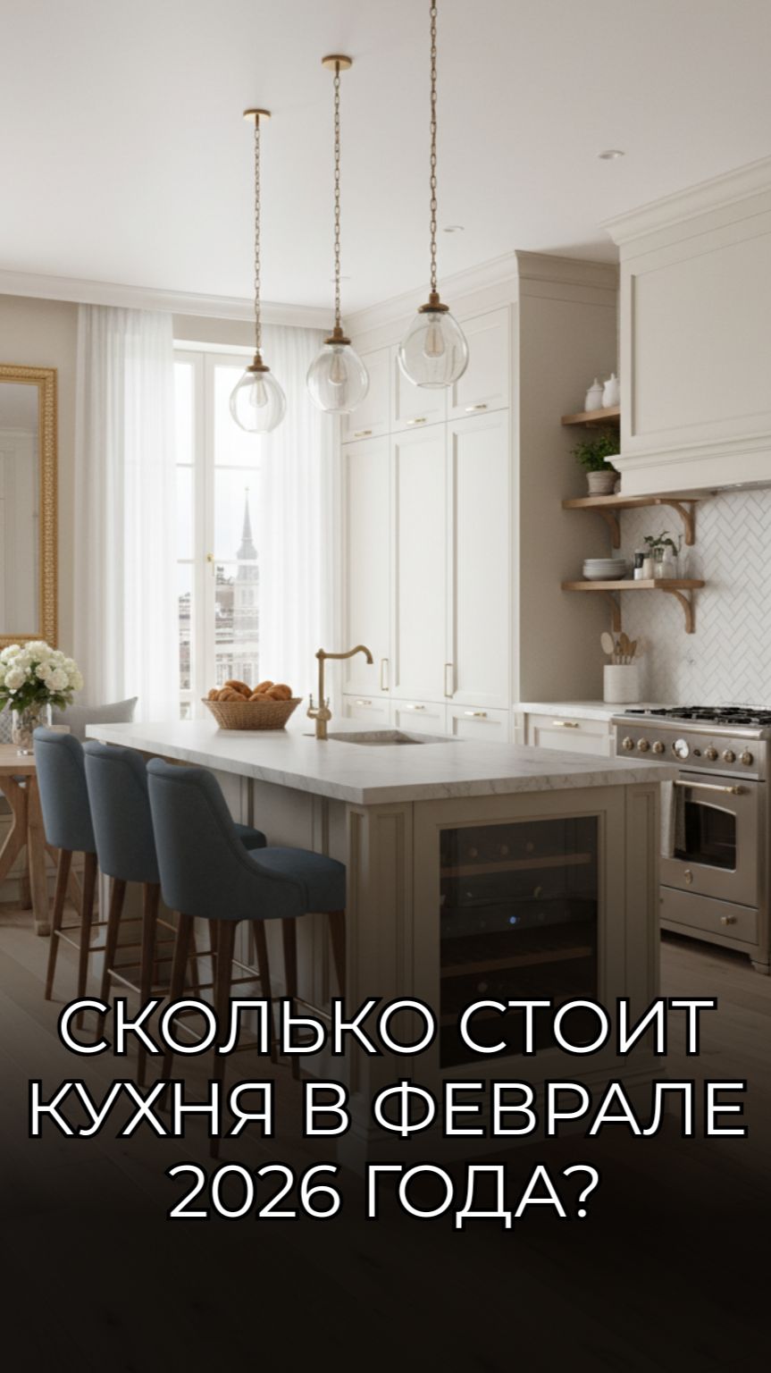 Стоимость кухни в 2026 году в феврале?